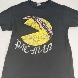 Tupac Shakur Pac-Man Rap Tee T-Shirt. Delta Pro Weight Label.  Size Small